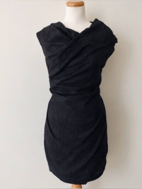 All Saints Dresses & Skirts - [All Saints] Spitalfields Limski Dark Blue Green Asymmetrical Dress Sz S [UK 8]
